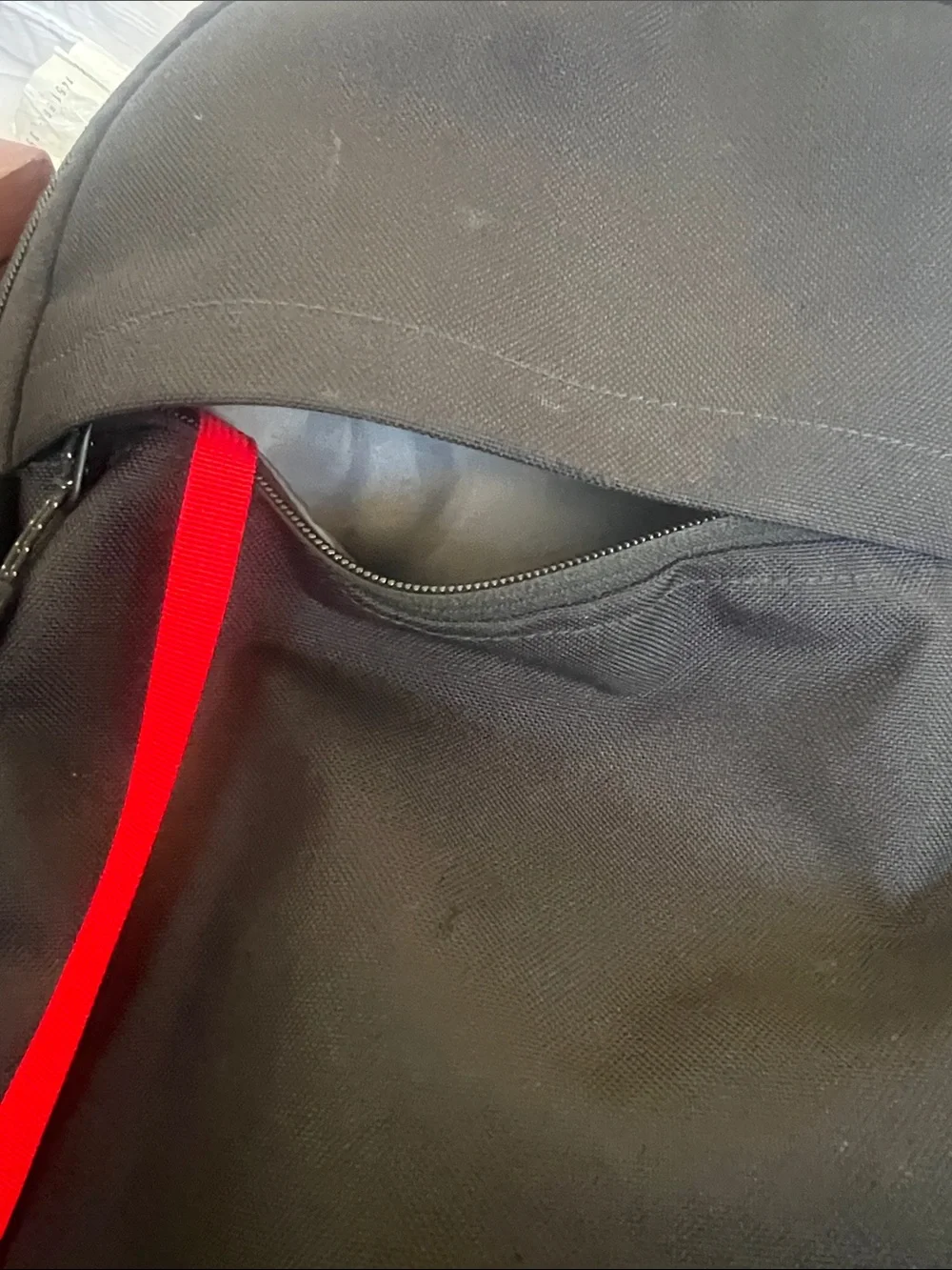 Timbuk2 Black Backpack with Red Pull Tab
